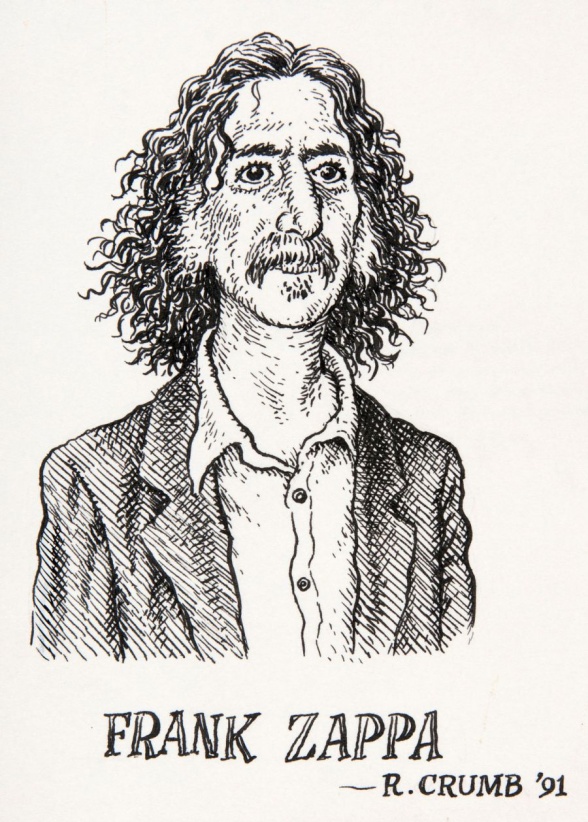 Frank Zappa by Rober Crumb